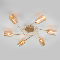 Фото Накладная люстра Eurosvet 30167/6 золото