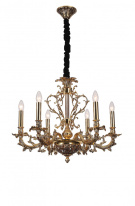 Фото Подвесная люстра Lucia Tucci FIRENZE 1780.6 antique gold