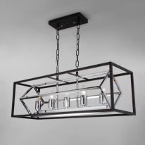 Фото Подвесная люстра Eurosvet 70122/5 черный