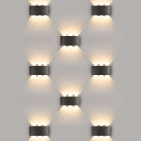 Купить Светильник настенный Elektrostandard 1551 TECHNO LED TWINKY TRIO черный