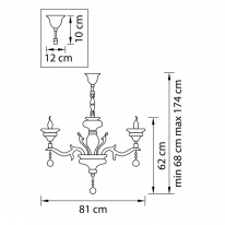 Цена на Подвесная люстра Lightstar 695082