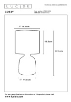 Настольная лампа LUCIDE 47503/81/36 в интернет магазине Гет Лайт