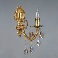 Фото Бра AMBIENTE by BRIZZI 8888/1 AB Tear drop