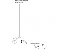 Купить Торшер Kink Light 09412-F,19