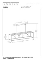 Купить с доставкой по Москве и России Подвесной светильник LUCIDE 00424/04/30