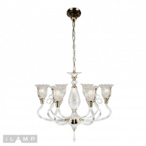 Купить Подвесная люстра iLamp P2326-6 GD