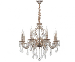 Фото Подвесная люстра Lucia Tucci BARLETTA 1730.8 coffe gold