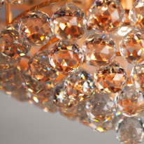 Купить Накладная люстра Eurosvet 3296/16 золото/прозрачный хрусталь Strotskis