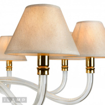 Купить Подвесная люстра iLamp YT2043-8 GD+Cear