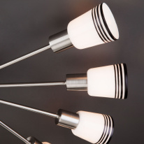 Накладная люстра Eurosvet 30132/8 сатин-никель в интернет магазине Гет Лайт