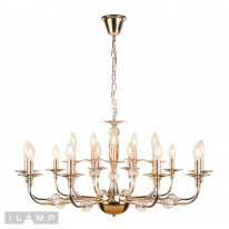 Фото Подвесная люстра iLamp 1030-10+5 GD