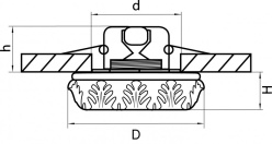 Купить Встраиваемый светильник Lightstar 006332