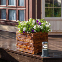 Цена на Садово-парковый светильник Elektrostandard 1508 TECHNO silver серый