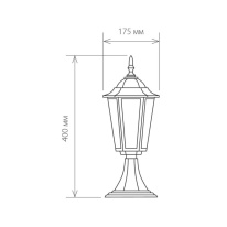Цена на Садово-парковый светильник Elektrostandard GL 1004S черное золото