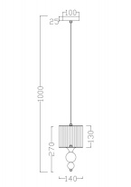 Цена на Подвесной светильник Freya FR5093PL-01CH