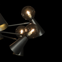 Купить с доставкой по Москве и России Люстра на штанге LOFT IT 10046/10 Black