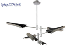 Фото Люстра на штанге Crystal Lux RAFAEL SP6 CHROME