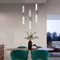 Цена на Подвесной светильник Eurosvet 50191/1 LED белый/хром