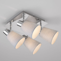 Цена на Спот Eurosvet 20080/4 хром/голубой