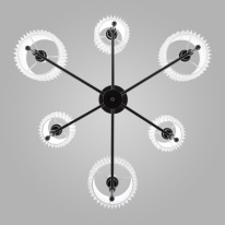 Купить Люстра на штанге Eurosvet 60162/6 черный