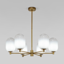 Фото Люстра на штанге Eurosvet 60161/6 латунь