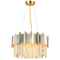 Фото Каскадная люстра Natali Kovaltseva QUEEN 79006/8C BRASS SILVER