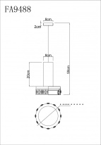 Цена на Подвесной светильник Ambrella Light FA9488