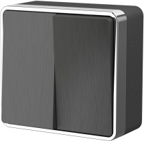 Фото Выключатель Werkel WL15-03-01 (графит рифленый)