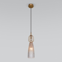 Подвесной светильник Eurosvet 50211/1 янтарный в интернет магазине Гет Лайт