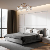 Люстра на штанге Escada 692/6P Сopper в интернет магазине Гет Лайт