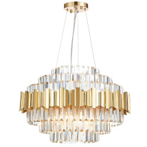 Фото Каскадная люстра Natali Kovaltseva RUBY 81442/10C GOLD