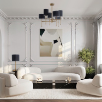 Люстра на штанге Eurosvet 60162/6 латунь в интернет магазине Гет Лайт