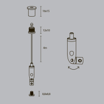 Купить Maytoni Technical ALM-3535R-P-2M