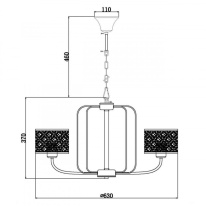 Подвесная люстра Vele Luce VL1983L06 в интернет магазине Гет Лайт