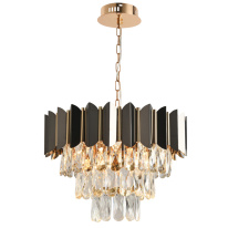 Фото Каскадная люстра Natali Kovaltseva DARIAN II 81448/5C GOLD BLACK