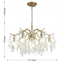 Подвесная люстра Favourite 3003-7P Купить с доставкой по Москве и России Подвесная люстра Favourite 3003-7P