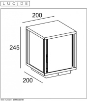 Купить Садово-парковый светильник LUCIDE 27883/25/30