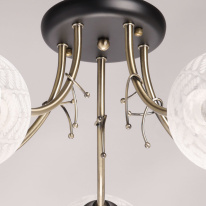 Купить с доставкой по Москве и России Накладная люстра DeMarkt 677014505