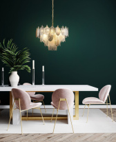 Купить с доставкой по Москве и России Каскадная люстра Freya FR5143PL-09G