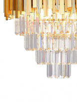 Купить с доставкой по Москве и России Подвесная люстра Natali Kovaltseva BELLEZZA 81427/8C GOLD