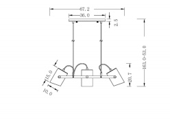 Подвесная люстра Freya FR4005PL-03WB Купить Подвесная люстра Freya FR4005PL-03WB