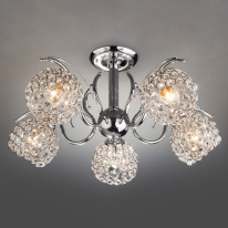 Фото Люстра на штанге Eurosvet 7777/5 хром