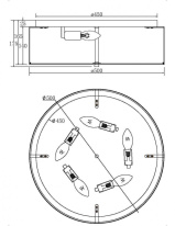 Купить Накладная люстра Maytoni MOD096CL-05G