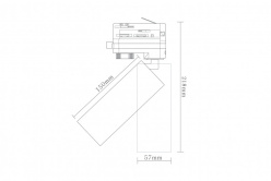 Купить Светильник на шине Donolux DL18895R1W Track