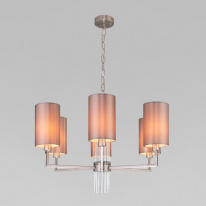 Фото Подвесная люстра Eurosvet 60134/6 никель