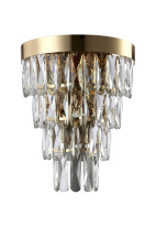 Фото Бра Crystal Lux ABIGAIL AP3 GOLD/TRANSPARENT