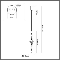 Подвесной светильник Odeon Light 6689/7L Купить Подвесной светильник Odeon Light 6689/7L