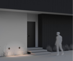 Купить с доставкой по Москве и России Светильник для ступеней Maytoni O046SL-L3B3K