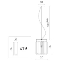 Подвесной светильник Divinare 3001/01 SP-1 в интернет магазине Гет Лайт