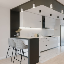 Накладной светильник Elektrostandard Cors 10W (25032/LED) чёрный в интернет магазине Гет Лайт